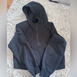 Black lululemon Scuba Quarter Zip